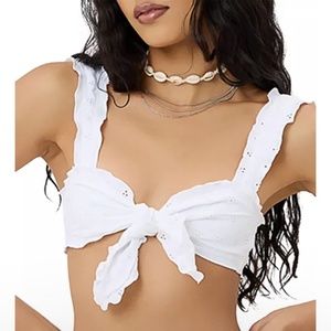 Frankie’s bikini eyelet top